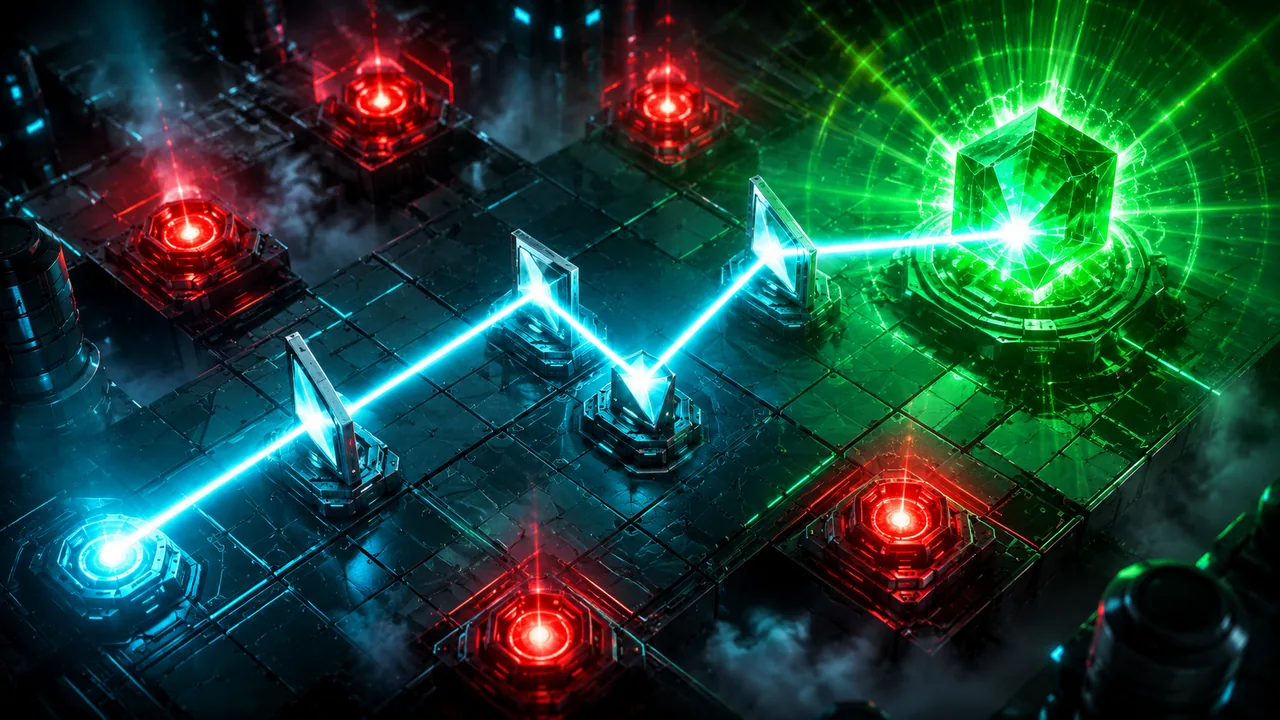 Neon Laser Maze gameplay thumbnail
