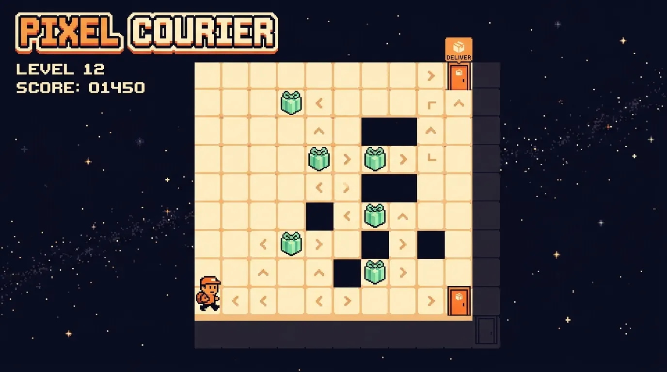 Pixel Courier gameplay thumbnail