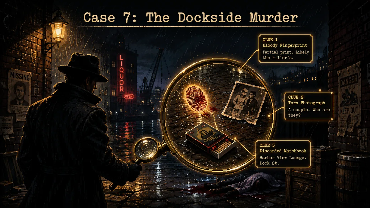 Pixel Detective Noir gameplay thumbnail
